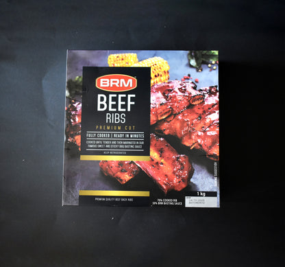BRM 1kg Beef Ribs Marinated